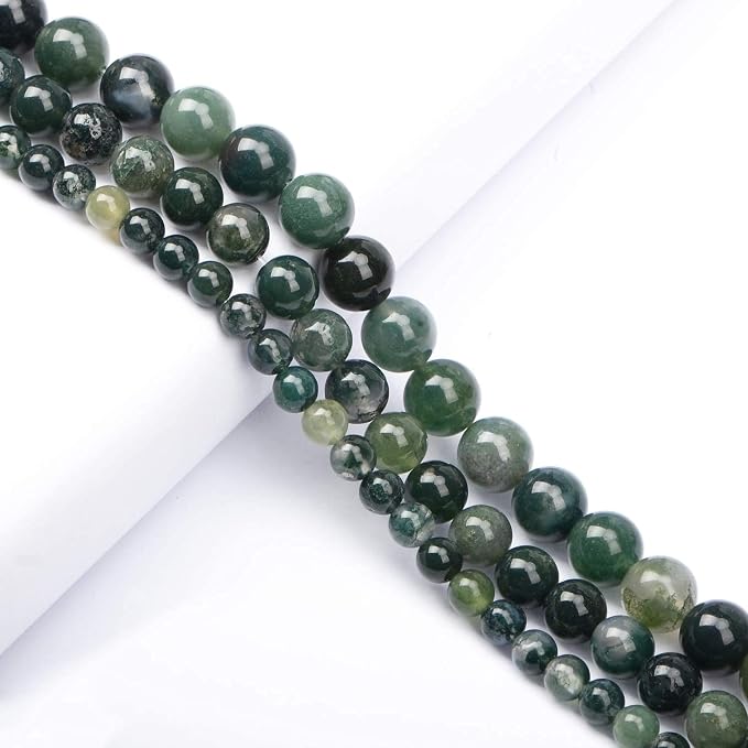 AD Beads Natural Gemstone Round Loose Beads 15" - Image 4