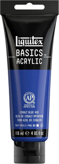 Liquitex BASICS Acrylic Paint, 118ml Tube, Cobalt Blue Hue by Liquitex