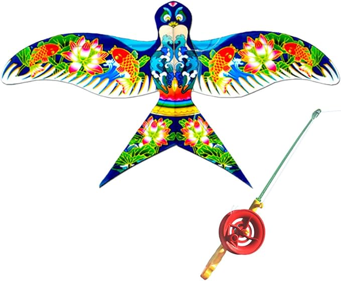 Dynamic Kites 3D Fishing Rod Line Kites Kites Easy Flying Toy Frameless Kites - Image 3