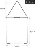 REDHUGO Hanging Pressed Flower Frames, Double Glass Floating Picture Frame - Image 6