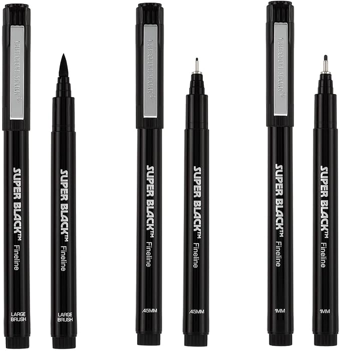 Creative Mark Calligraphy & Fineliner Pen Set of 3 Lettering & Calligraphy - Image 5
