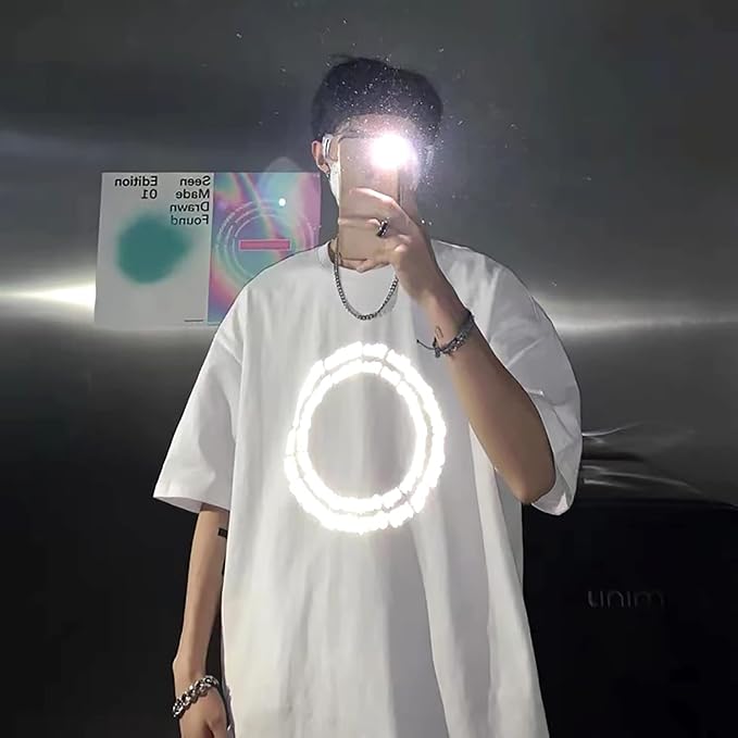 Reflective Heat Transfer Vinyl Reflective HTV Vinyl Rolls Reflective Silver - Image 2