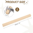 MECCANIXITY 6Pcs Basswood Sticks - Image 2