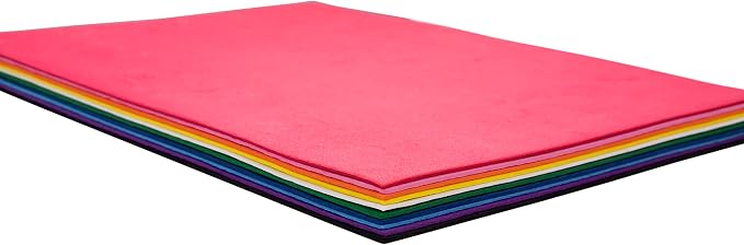 EVA Foam Sheets, 9 x 12 Inch, 10 Colors, 2mm Thick Handicraft Foam Paper - Image 8