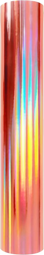 VViViD DECO65 Gloss Holographic Chrome Rose Gold Permanent Adhesive Craft Vinyl - Image 3