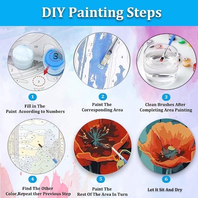 Artunion Framed Paint by Numbers Kit - Image 6