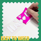 Puff Heat Transfer Vinyl, 12in X 5ft Iron on - Image 3