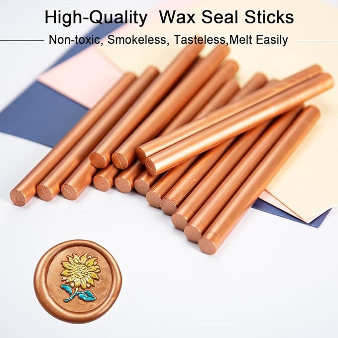 Wax Seal Stick, 15 Pieces Glue Gun Wax Seal Sticks - Image 2