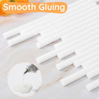 White Hot Glue Sticks, 72 Pack 0.43" Dia x 8" Long White Glue Sticks Standard - Image 3