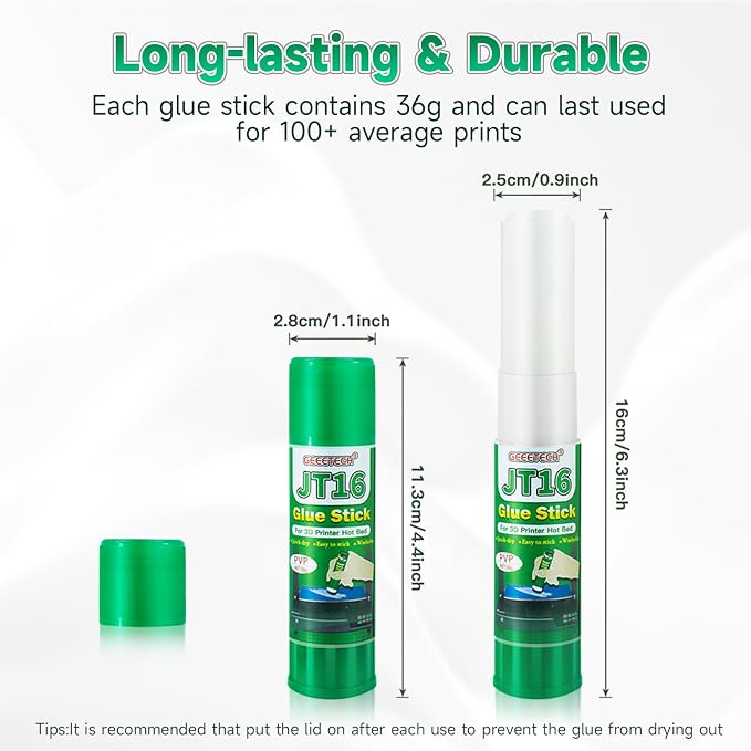 3D Printer Glue Sticks, 36 Grams Each PVP Solid Glue Sticks - Image 5