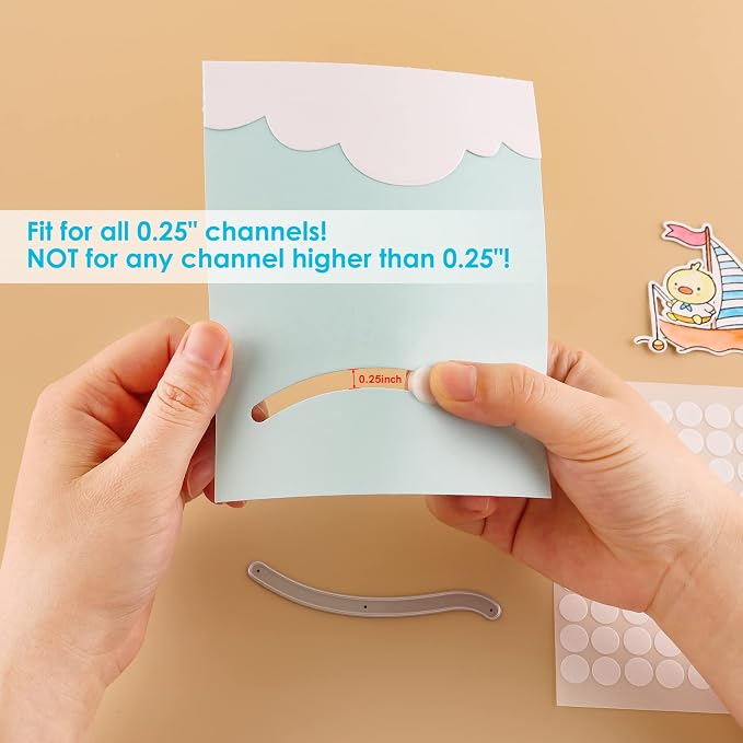 BAOFALI 40Pcs/Set Gliders for Slider Cards Rotating Roating and Sliding Gliders - Image 5