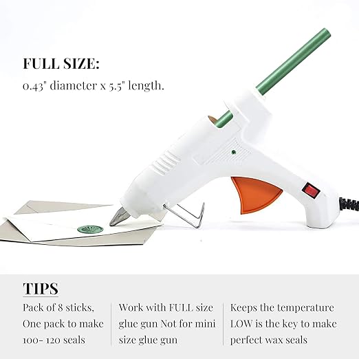 UNIQOOO Mailable Glue Gun Sealing Wax Sticks - Image 5