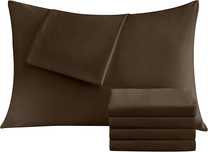 Pillowcases King 4 Pack, 20x36 Pillow Cases by Culve