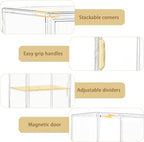 Attelite Acrylic Display Case for Collectibles 3 Adjustable Layers 2Pack | Easy - Image 3