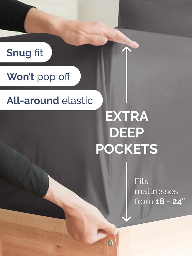 Extra Deep King Fitted Sheet - Image 2