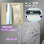 Clear 24inchs x 100ft Rolls 10 mil Transparency Blank Stencil Sheets Material - Image 3