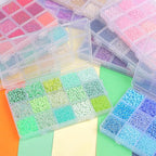 15 Grid Gold Glass Seed Bugle & Tube Beads Kit - Image 4