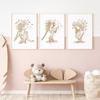 12pcs Tree of Life Stencils for Painting Woman Drawing Stencils for Crafts - Image 7