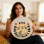 TCDZMYGS Cat Punch Needle Kits, Cute Cat Punch Needle Kits - Image 7