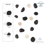River Rocks Decorative Ornamental Vase Filler 1"-1.5" Black Aquarium Gravel 30 - Image 4