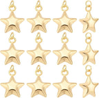 Beebeecraft 1 Box 12Pcs Star Charms - Image 7