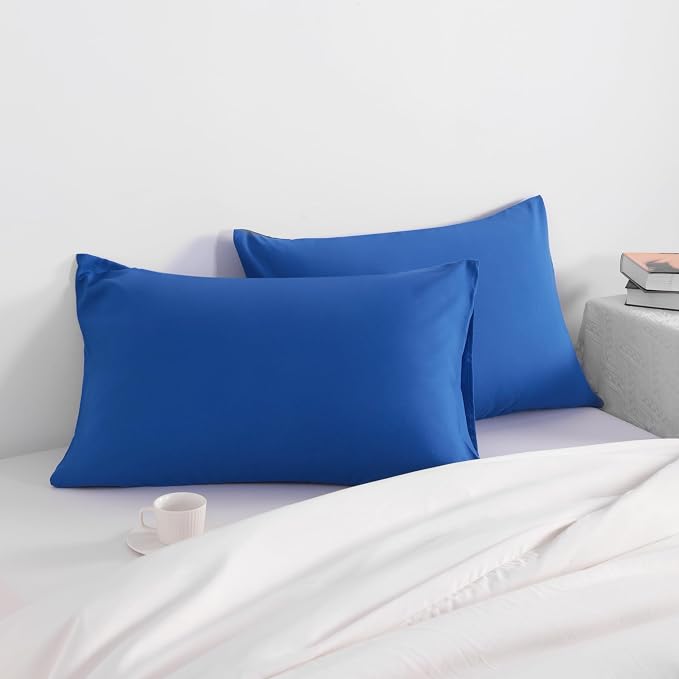 NTBAY King Pillow Cases Set of 2, 2 Pack Brushed Microfiber 20x40 Pillow Cases - Image 2