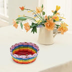 FREEBLOSS 24 Set Basket Weaving Kit Creative Woven Bowl Raffia Basket Arts and - Image 4