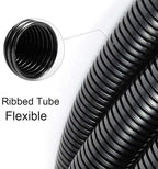 ZhiYo 13ft-1/4” 13ft-3/8” 13ft-1/2” Wire Loom Split Tubing Auto Wire Conduit - Image 6