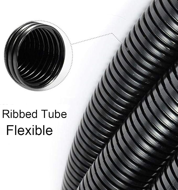ZhiYo 13ft-1/4” 13ft-3/8” 13ft-1/2” Wire Loom Split Tubing Auto Wire Conduit - Image 6