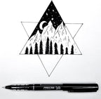 Pilot Precise V5 Rollerball Pens, Extra Fine Point 0.5 mm Black Pens, - Image 6