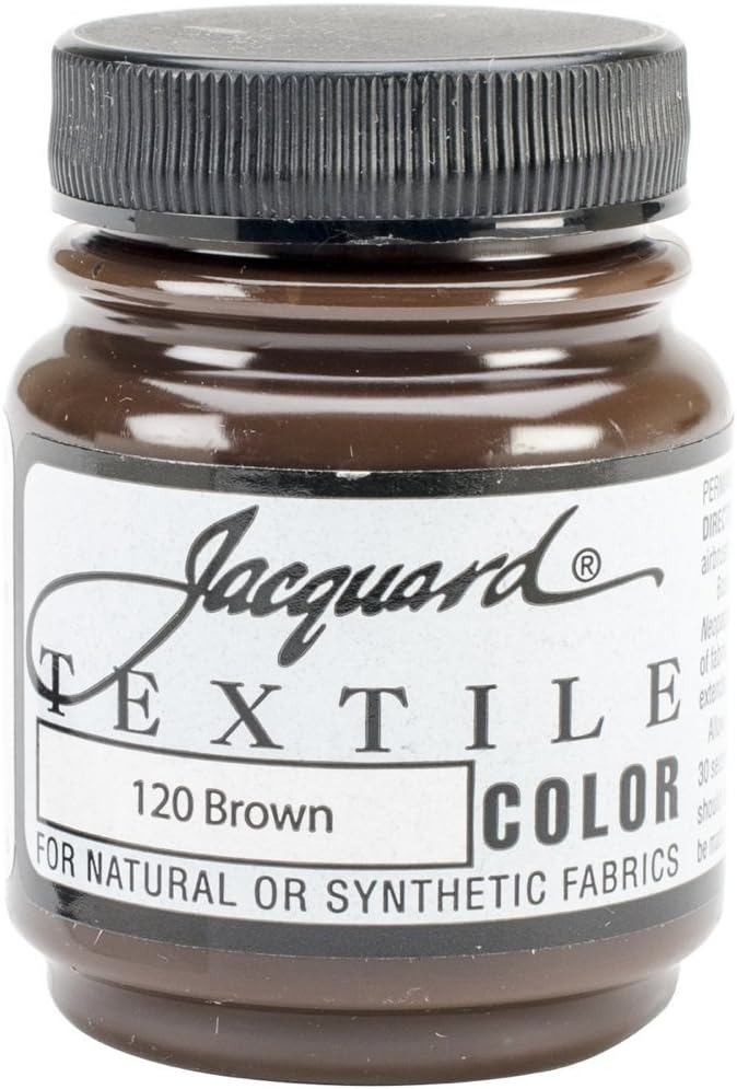Jacquard Textile Color Brown for Clothes, Furniture Upholstery, Shoes or Tote by Jacquard