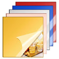 5 Pcs 12 x12 Inch Colorful Acrylic Mirror Sheet, 1/8 Inch Thick Opaque Glossy by CEUQIESO