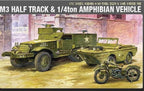 ACADEMY 1/72 M3 Half Track/Amphibian Model Kit, Ages 10+ - Image 4