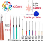 Punch Needle, 43 Pieces Punch Needle Tool and Instructions - Image 2