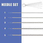 ABEST 3 Set Airbrush Spray Cleaning Repair Tool Kit Stainless steel Needle - Image 2