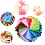 Felt Sheets, DIY Craft Sewing Pre-Cut Quilt Squares, Premium Colorful Hard - Image 7