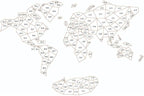 World Map DIY Paper Model Kit - Image 5