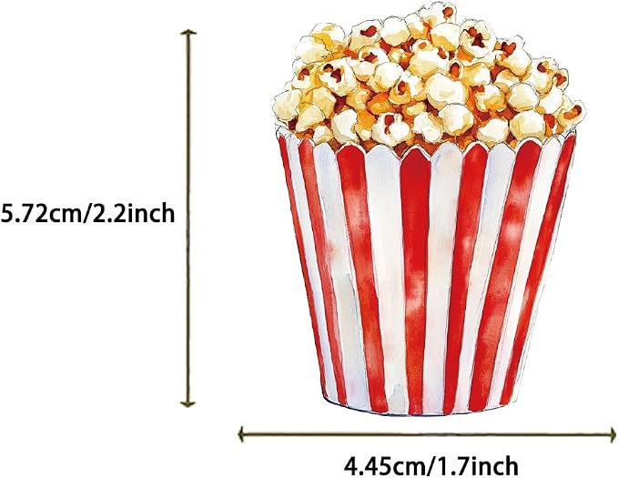 50 PCS Vintage Movie Stickers for Scrapbooking Journaling Junk Journal - Image 2