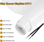 VinylRus Heat Transfer Vinyl-12” x 25FT Iron on Vinyl Roll - Image 3