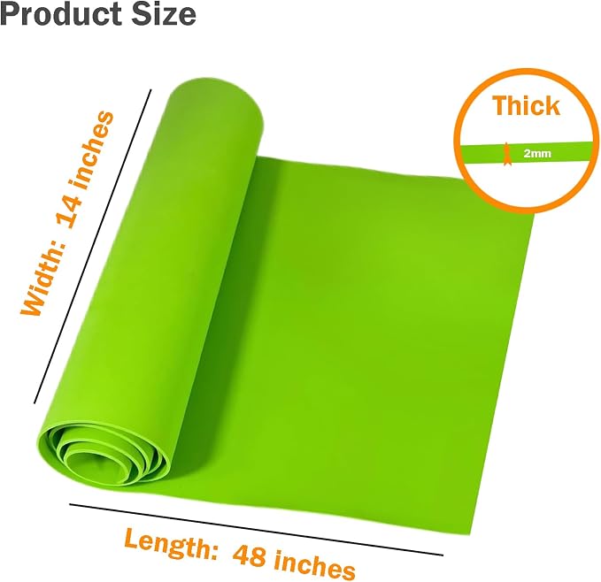 EVA Foam Roll | High Density 85kg/m3 | 2mm Thick | 48"x14" | Ideal - Image 3