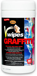 V-Wipes Graffiti Remover Wipes – Pre-Moistened Towels for Paint, Ink & Marker Removal – Non-Toxic, Biodegradable, Non-Scratching, Quick Clean-Up (pack of 3)