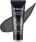Artecho Black Acrylic Paint, Lamp Black Paint Tubes, Art Craft Paints by Artecho