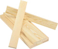MECCANIXITY 10Pcs Wood Strips Slats, 3/8" x 1‑5/8" x 12" Thin Wood Sticks Flat by MECCANIXITY