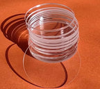 Set of 20 Clear Acrylic Discs, 1/8" Thick Round Transparent Circle Blanks - Image 8