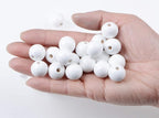 AD Beads Large Hole Wood Spacer Wooden Jewelry Making Bracelet Necklace - Image 2