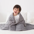 Huloo Sleep Kids Weighted Blanket Twin 7lbs Breathable Soft Minky Weighted by HulooSleep