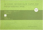 MEEDEN 10X7 Cotton Watercolor Paper Block, Textured Surface Watercolor Paper by MEEDEN