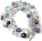 HAAMIIQII Natural Fluorite Crystal Pebble Stone 5-8mm Small Irregular Freeform by HAAMIIQII