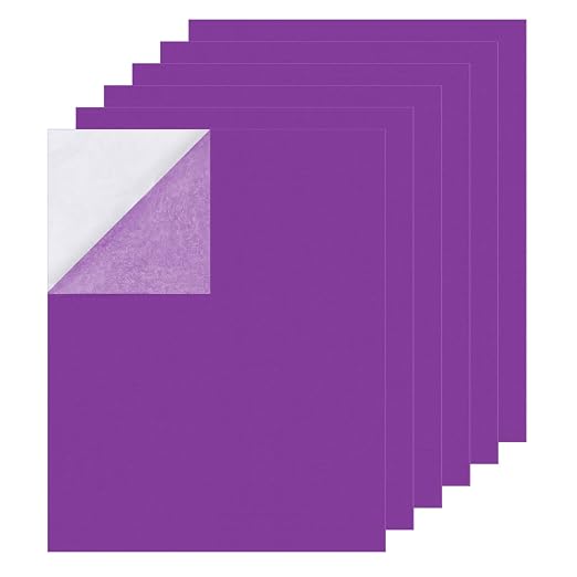 6PCS Large Self Adhesive Felt Sheet, 13.4"x10.8", 2mm Thick Stiff Felt Fabric by Samiusy