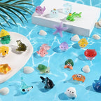 DIYDEC 36pcs Mini Ocean Resin Animals Tiny Sea Animals Figurines Marine - Image 4